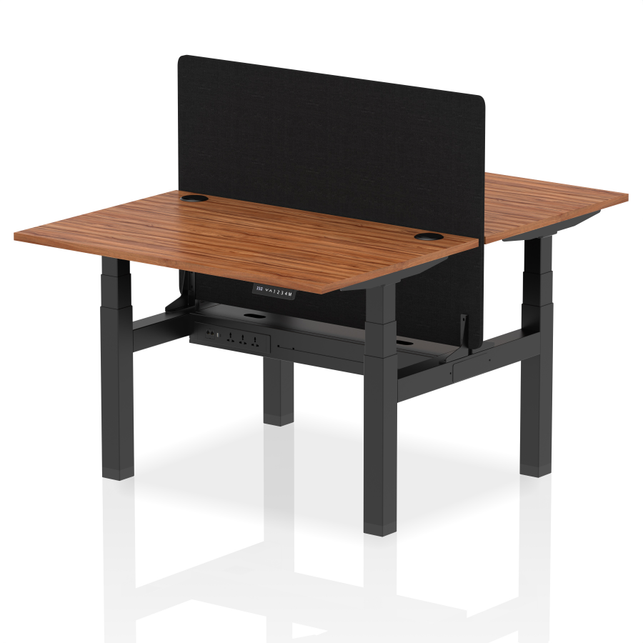 Rayleigh Back-to-Back 2 Person Height Adjustable Bench Desk